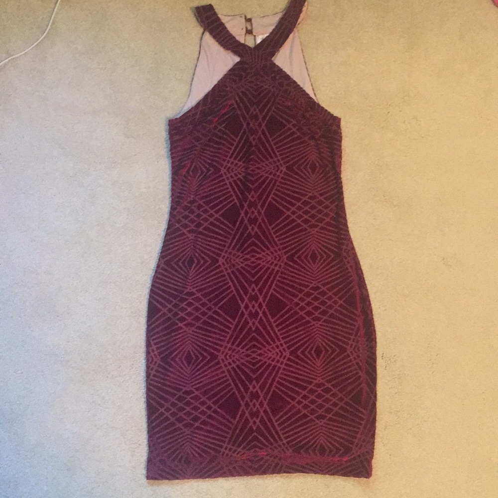Emerald Sundae/Dry Goods velvet high neck dress
